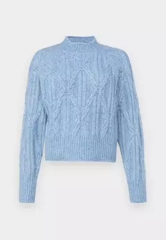 Джемпер VMBAILY HIGHNECK Vero Moda Petite, светло-голубой