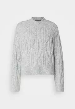 Джемпер VMBAILY HIGHNECK Vero Moda Tall, цвет Mottled Light Grey