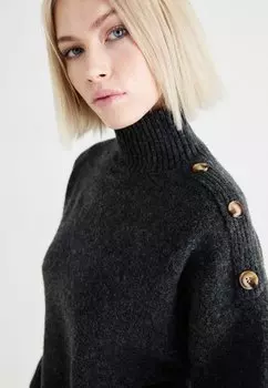 Джемпер VMBOOM BUTTON Vero Moda, серый
