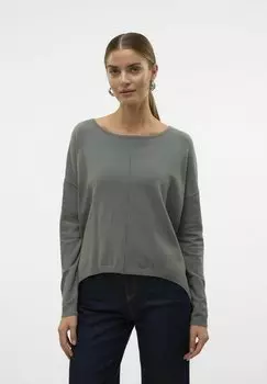 Джемпер VMBREEZE Vero Moda, светло-зеленый/меланж