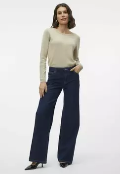 Джемпер VMCARE STRUCTURE LS O-NECK GA NOOS Vero Moda, цвет Stone