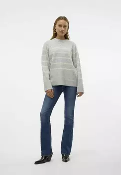 Джемпер VMFLAWLESS O-NECK PULLOVER Vero Moda, серый