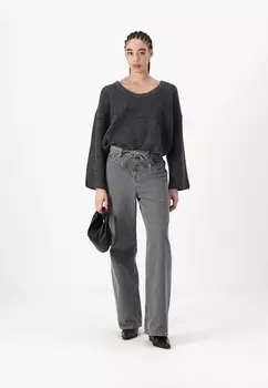 Джемпер VMGEMMA U-NECK Aware, цвет Mottled Dark Grey