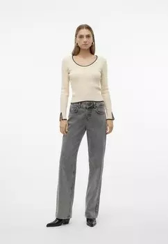 Джемпер VMJOAN U NECK Vero Moda, кремовый