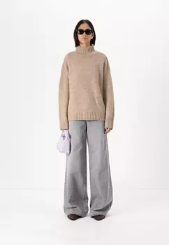 Джемпер VMMADDIE HIGHNECK PULL Vero Moda Tall, серо-коричневый