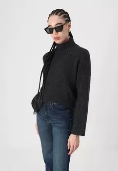 Джемпер VMMADDIE HIGHNECK PULLOVER Vero Moda, цвет Mottled Dark Grey