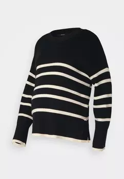 Джемпер VMMSABA O NECK STRIPE Vero Moda Maternity, черный