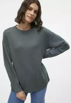 Джемпер VMNANCY O-NECK LONG Vero Moda, зеленый