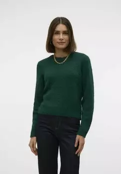 Джемпер VMNOVAH O NECK Vero Moda, темно-зеленый