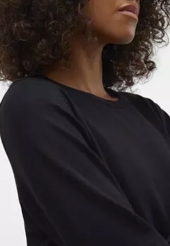 Джемпер VMSILJE O NECK SHORT Vero Moda, черный