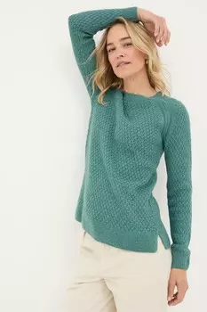 Джемпер в полоску Fatface Fat Face, голубой