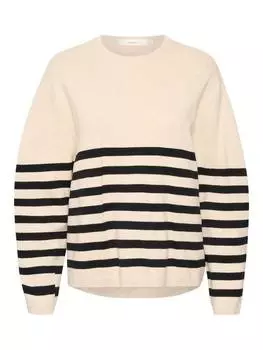 Джемпер в полоску от кайллы InWear, цвет Beige/Black