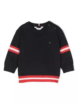 Джемпер в полоску Tommy Hilfiger Junior, синий