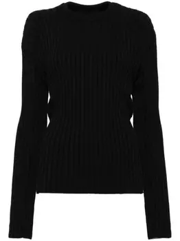 Джемпер в рубчик ALAINPAUL, черный