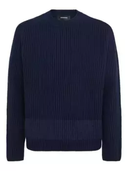 Джемпер в рубчик DSQUARED2, синий