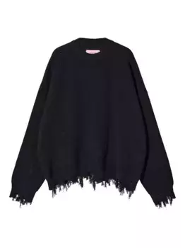 Джемпер в рубчик MONOCHROME, черный