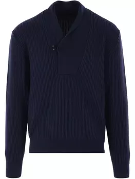 Джемпер в рубчик от TOM FORD, синий