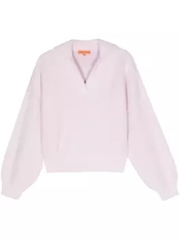 Джемпер в рубчик с начесом Naia Stine Goya, розовый