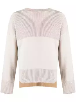Джемпер в стиле колор-блок OFF-WHITE, серый