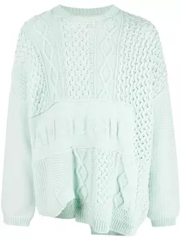 Джемпер в технике пэчворк AMBUSH, зеленый