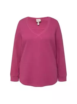 Джемпер WAFFLE TEXTURE LONG SLEEVE Ulla Popken, розовый
