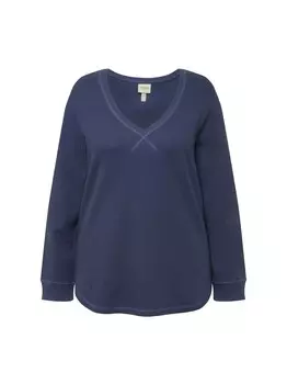 Джемпер WAFFLE TEXTURE LONG SLEEVE Ulla Popken, фиолетовый