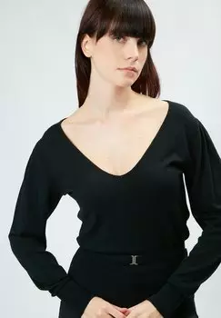 Джемпер WAIST BELT INFLUENCER, черный