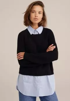 Джемпер WE Fashion, черный