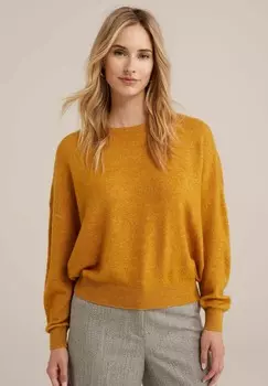 Джемпер WE Fashion, горчично-желтый