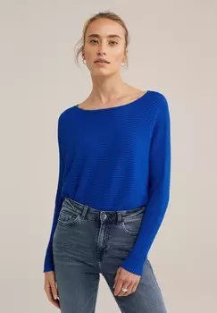 Джемпер WE Fashion, синие джинсы