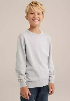 Джемпер WE Fashion, светло-серый