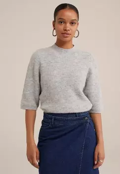Джемпер WE Fashion, светло-серый