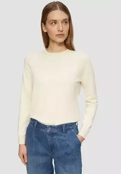 Джемпер WEICHER MIT CREW NECK s.Oliver, бежевый