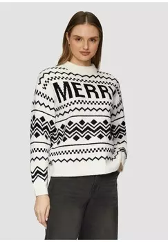 Джемпер WEIHNACHTS s.Oliver, черный