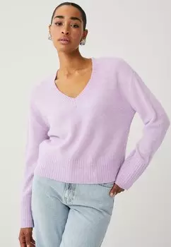 Джемпер WEIT MIT V-AUSSCHNITT Ellos Collection, фиолетовый