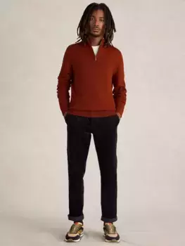 Джемпер White Stuff Newport Men's Merino Funnel Neck, цвет mid/orange