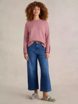 Джемпер White Stuff Olive Organic Cotton Blend, цвет dusty/pink