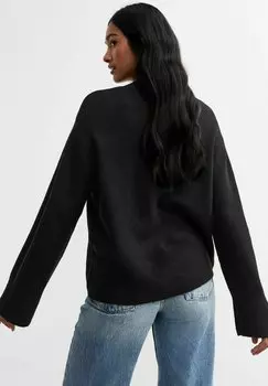 Джемпер WIDE V NECK New Look, черный