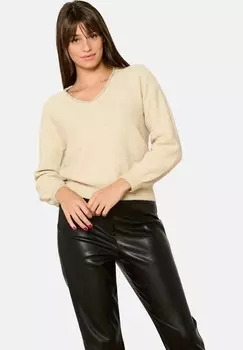 Джемпер WITH SEQUINS LolaLiza, бежевый