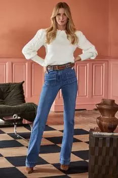 Джемпер вязанной вязки с длинными рукавами и высоким воротником Friends Like These