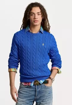 Джемпер вязаный DRIVER LONG SLEEVE Polo Ralph Lauren, цвет heritage blue