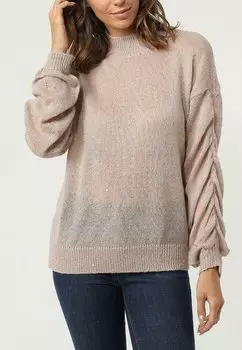 Джемпер вязаный Love & Money, бежевый