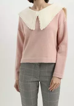 Джемпер вязаный Love & Money, розовый