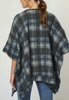 Джемпер вязаный Love & Money в клетку, синий