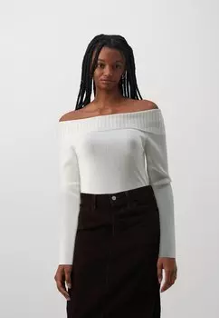 Джемпер вязаный ONLBERTHA OFF SHOULDER ONLY, цвет cloud dancer