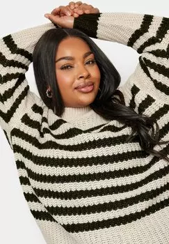 Джемпер Yours Clothing, бежевый