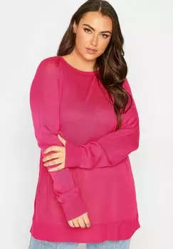 Джемпер Yours Clothing, розовый