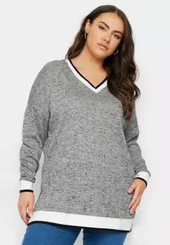 Джемпер Yours Clothing, серый