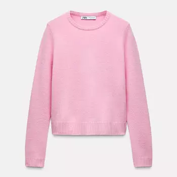Джемпер Zara by Carlyne Cerf Basic Wool, розовый