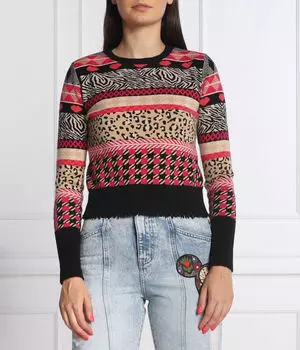 Джемпер женский Desigual облегающего кроя из вискозы, мультиколор
